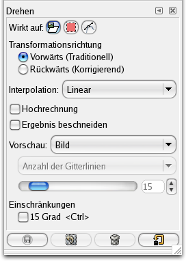 Eigenschaften des Werkzeuges Drehen